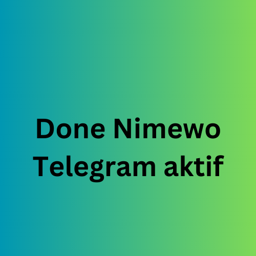 Done Nimewo Telegram aktif