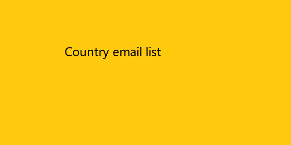 Country email list