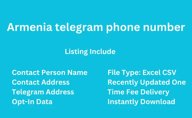 Armenia telegram phone number