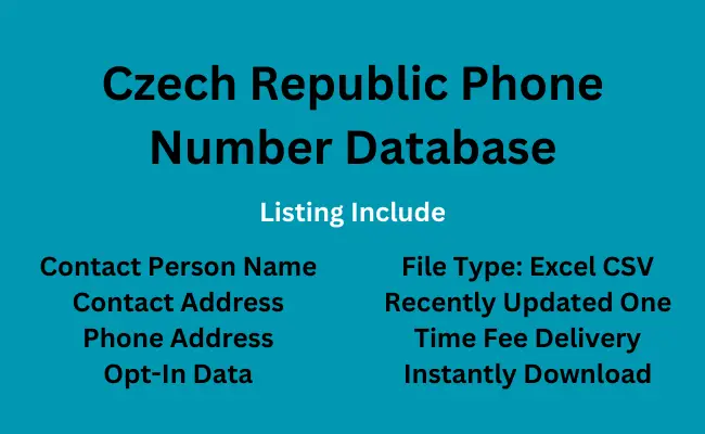 Czech Republic phone number database