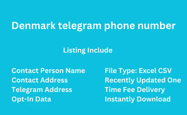 Denmark telegram phone number