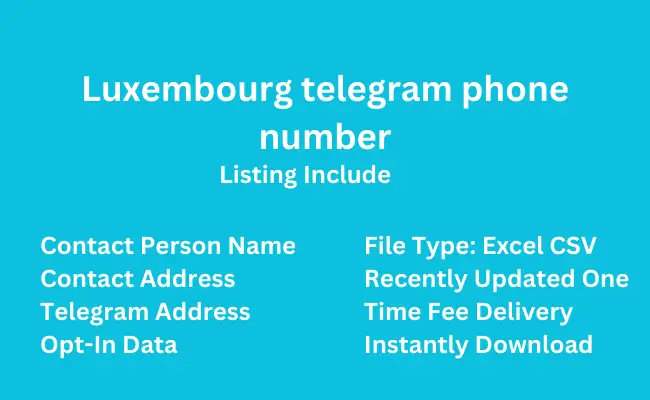 Luxembourg telegram phone number