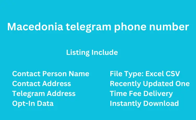 Macedonia telegram phone number