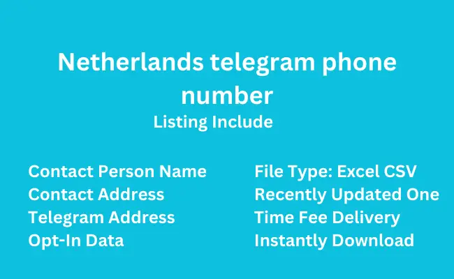 Netherlands telegram phone number