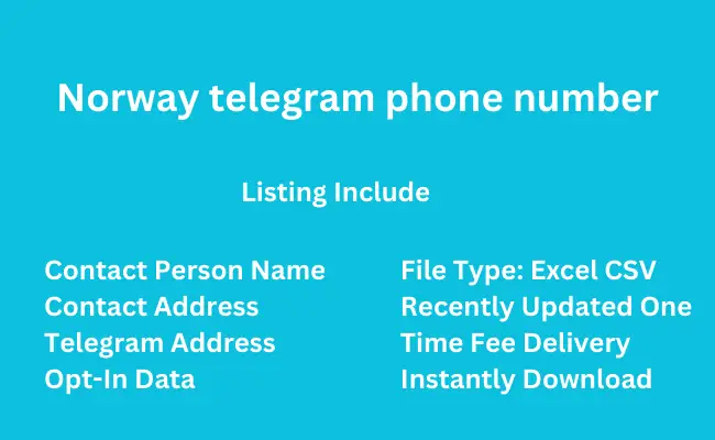 Norway telegram phone number