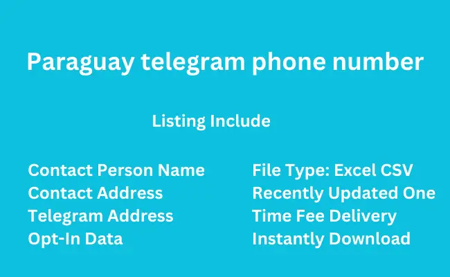 Paraguay telegram phone number