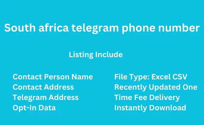 South africa telegram phone number