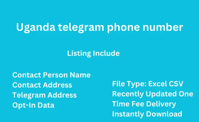 Uganda telegram phone number