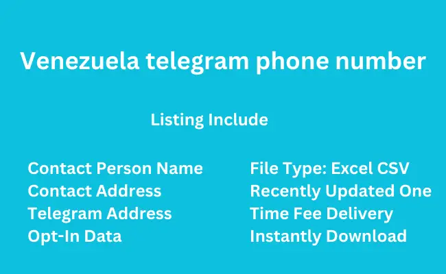 Venezuela telegram phone number